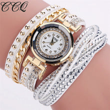Rhinestone Bracelet Watch CCQ Women Fashion Casual Analog Quartz Women - 4D's T&D Inc