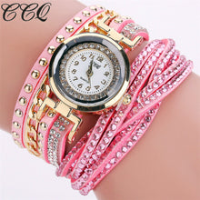 Rhinestone Bracelet Watch CCQ Women Fashion Casual Analog Quartz Women - 4D's T&D Inc