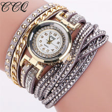 Rhinestone Bracelet Watch CCQ Women Fashion Casual Analog Quartz Women - 4D's T&D Inc
