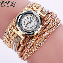 Rhinestone Bracelet Watch CCQ Women Fashion Casual Analog Quartz Women - 4D's T&D Inc