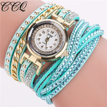 Rhinestone Bracelet Watch CCQ Women Fashion Casual Analog Quartz Women - 4D's T&D Inc