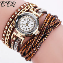 Rhinestone Bracelet Watch CCQ Women Fashion Casual Analog Quartz Women - 4D's T&D Inc