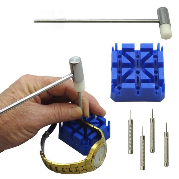 6 Piece Watch Band Link Remover Repair Tool Kit Set - 4D's T&D Inc