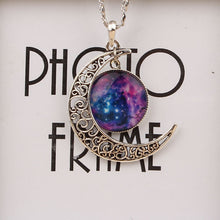 Antique Vintage Moon Time Necklace Sweater Chain Pendant Jewelry IB835 - 4D's T&D Inc