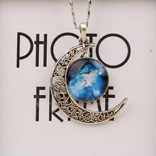 Antique Vintage Moon Time Necklace Sweater Chain Pendant Jewelry IB835 - 4D's T&D Inc