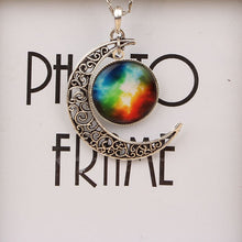 Antique Vintage Moon Time Necklace Sweater Chain Pendant Jewelry IB835 - 4D's T&D Inc