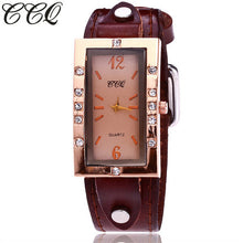 CCQ Women's Casual Quartz Leather Band Newv Strap Watch Analog Wrist Watch - 4D's T&D Inc