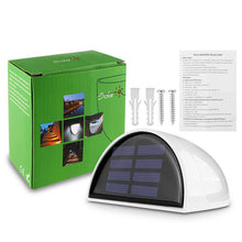Outdoor Solar 6 LED Light - Auto ON/OFF Day Night - Wall Lamp Stairways Garden Roof - 4DS-63SOLD - 4D's T&D Inc
