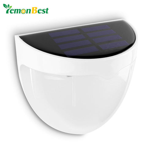 Outdoor Solar 6 LED Light - Auto ON/OFF Day Night - Wall Lamp Stairways Garden Roof - 4DS-63SOLD - 4D's T&D Inc