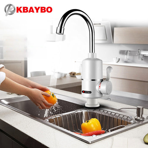 3000W Electric hot water tap Electric Water Heater Bathroom/Kitchen instant electric water heater Tankless A-076 - 4D's T&D Inc
