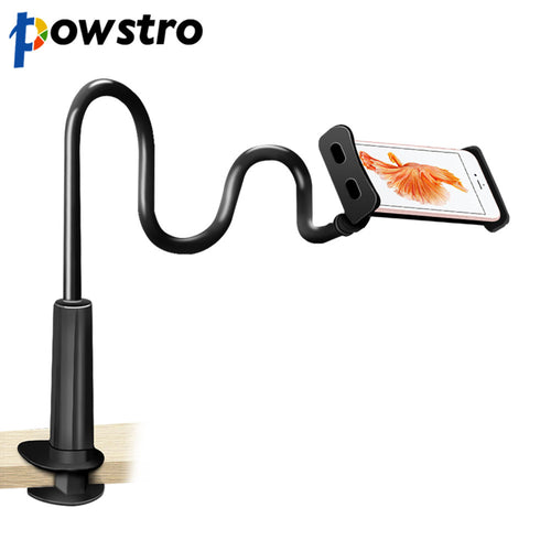 Powstro 360 Degree Lazy Flexible Tablet Phone Holder Desktop Mount Bracket Stand Rotating For iPad Samsung Tab Within 3.5-10.5