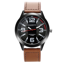 2017 Luxury Brand Watch Men Military Watches Men's Quartz-watch PU Leather Hour Clock Male Wrist Watch Relogio Masculino #53 - 4D's T&D Inc