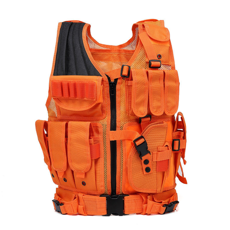 Bright Orange Hunting Vest - 4D's T&D Inc