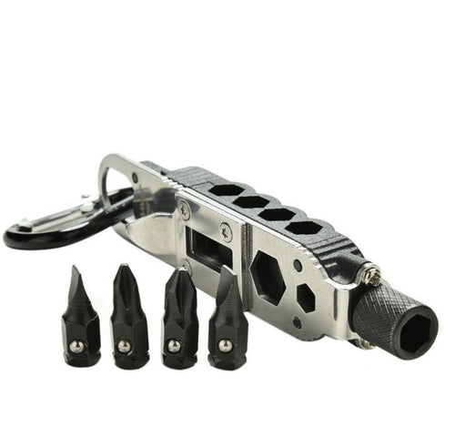 Multi-Purpose Tool Set EDC Survival Gear With LED Light Indoor Outdoor Uses - 4D's T&D Inc