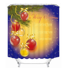 3D Christmas Bathroom Shower Curtain Decor - Waterproof Polyester with 12 Hooks - 4DS-30BSC.   $49.47 - 4D's T&D Inc