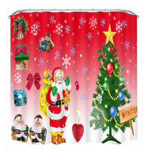3D Christmas Bathroom Shower Curtain Decor - Waterproof Polyester with 12 Hooks - 4DS-30BSC.   $49.47 - 4D's T&D Inc