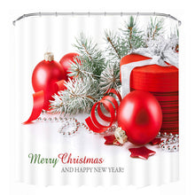 3D Christmas Bathroom Shower Curtain Decor - Waterproof Polyester with 12 Hooks - 4DS-30BSC.   $49.47 - 4D's T&D Inc