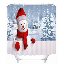 3D Christmas Bathroom Shower Curtain Decor - Waterproof Polyester with 12 Hooks - 4DS-30BSC.   $49.47 - 4D's T&D Inc