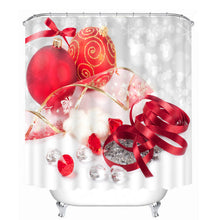 3D Christmas Bathroom Shower Curtain Decor - Waterproof Polyester with 12 Hooks - 4DS-30BSC.   $49.47 - 4D's T&D Inc