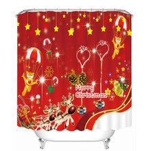 3D Christmas Bathroom Shower Curtain Decor - Waterproof Polyester with 12 Hooks - 4DS-30BSC.   $49.47 - 4D's T&D Inc