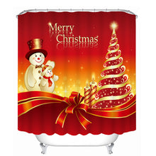 3D Christmas Bathroom Shower Curtain Decor - Waterproof Polyester with 12 Hooks - 4DS-30BSC.   $49.47 - 4D's T&D Inc