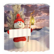 3D Christmas Bathroom Shower Curtain Decor - Waterproof Polyester with 12 Hooks - 4DS-30BSC.   $49.47 - 4D's T&D Inc