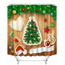 3D Christmas Bathroom Shower Curtain Decor - Waterproof Polyester with 12 Hooks - 4DS-30BSC.   $49.47 - 4D's T&D Inc