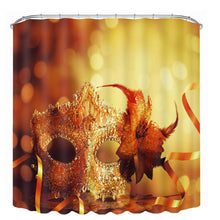 3D Christmas Bathroom Shower Curtain Decor - Waterproof Polyester with 12 Hooks - 4DS-30BSC.   $49.47 - 4D's T&D Inc