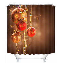 3D Christmas Bathroom Shower Curtain Decor - Waterproof Polyester with 12 Hooks - 4DS-30BSC.   $49.47 - 4D's T&D Inc