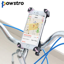 Powstro Universal 360 Rotating Bicycle Bike Phone Holder Handlebar Clip Stand Mount Bracket For iphone Smart Mobile Cellphone - 4D's T&D Inc