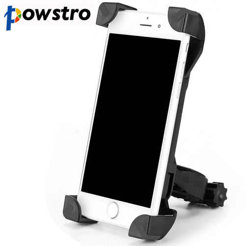 Bike Bicycle Motorcycle Handlebar Phone Stand Holder Bracket Mount Clip Universal 360 Degree Rotation  Shockproof for 3.5-6.5