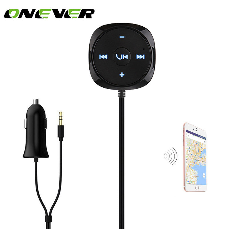 Magnetic Handsfree Bluetooth Car Kit MP3 Player 3.5MM AUX Audio A2DP Music Receiver Adapter Support IOS Siri 2.1A USB Charger - 4D's T&D Inc