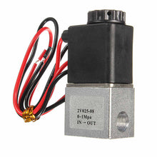 Solenoid Pneumatic Air Valve for Air Gas Liquid Water - DC 12V 1/8 2 Way NC - 4DS-44ESV - 4D's T&D Inc