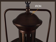 Restaurant Bar Club Lighting Chain Lamp - Vintage Pendant Lights - Antique Iron - 4DS-130VCL. - 4D's T&D Inc