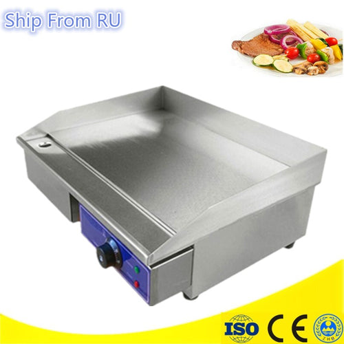 Kitchen Appliance Stainless Steel All Flat Fried Pan Electric Griddle And Electric Grills For Restaurant - 4D's T&D Inc
