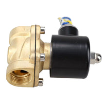 Electric Brass Solenoid Valve - Water Air Fuels - DC 12V N/C - 3/4 Inch Brass Body - 4DS-53ESV - 4D's T&D Inc