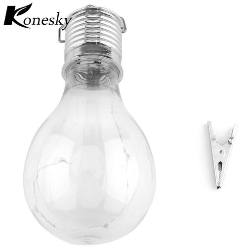 Solar Light Bulb Waterproof Solar Rotatable Outdoor Garden Camping Hanging LED Light Lamp Bulb - 4D's T&D Inc