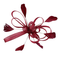 Feather Hair Fascinator Wedding Bridal Party Clip Brooch Pin Hair Beauty Aid Accessory - 4D's T&D Inc