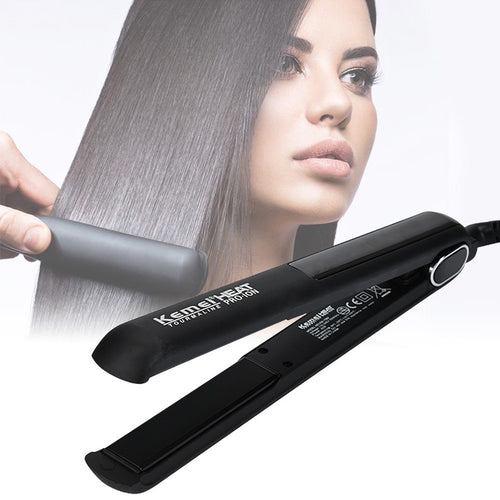 Digital Heat Flat Iron with Anti-Static Ceramic Technology Ceramic Tourmaline Io - 4D's T&D Inc