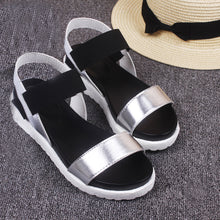 Women's Summer Sandals Shoes Peep-toe Low Shoes Roman Sandals Ladies Flip Flops - 4D's T&D Inc