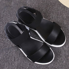 Women's Summer Sandals Shoes Peep-toe Low Shoes Roman Sandals Ladies Flip Flops - 4D's T&D Inc