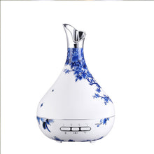 Aroma Essential Oil 300 ml Diffuser Ultrasonic Air Humidifier purifier with Wood Grain LED Lights for Office Home Bedroom - 4D's T&D Inc