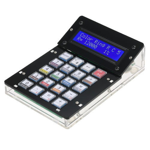 Build Your Own Calculator DIY Calculator Counter Kit with Acrylic Case LCD Display DIY Calculator Counter Kit Counter Electronics Computing - 4D's T&D Inc