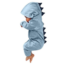 Baby Dinosaur Hooded Romper Jumpsuit - 4D's T&D Inc