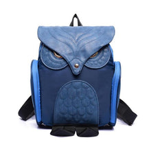 Women Leather Owl Backpack Female Mujer Mochila Escolar Feminina School Bag - 4D's T&D Inc