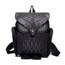 Women Leather Owl Backpack Female Mujer Mochila Escolar Feminina School Bag - 4D's T&D Inc