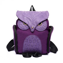 Women Leather Owl Backpack Female Mujer Mochila Escolar Feminina School Bag - 4D's T&D Inc