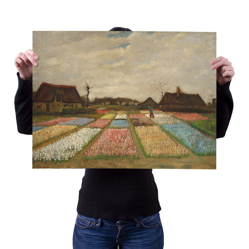 Flower Beds in Holland by Vincent van Gogh 18 x 24 Poster - 4D's T&D Inc