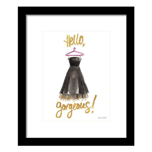 Hello Gorgeous Dress Framed Print by Lanie Loreth - 4D's T&D Inc