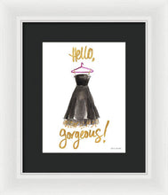 Hello Gorgeous Dress Framed Print by Lanie Loreth - 4D's T&D Inc